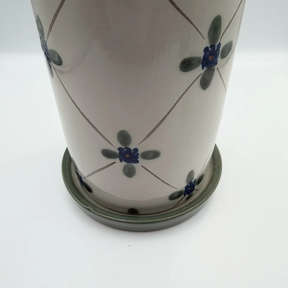 Louisville Stoneware Wine Cooler & Saucer in French Country